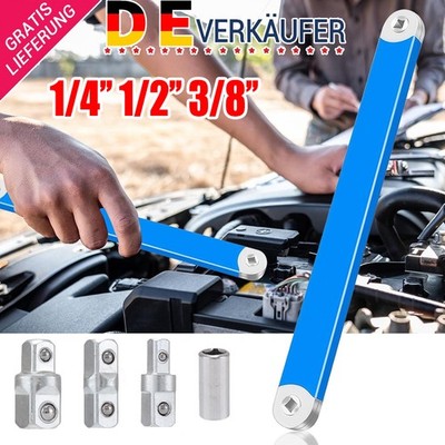 Offset Verlängerungs Schlüssel Set Ratschenschlüssel Verlängerung mit 4 Adapter