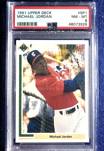 MICHAEL JORDAN PSA 8 1991 UPPER DECK #SP1 ROOKIE INSERT WHITE SOX RC