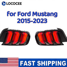 Smoke Lens For Ford Mustang 2015-2023 Full Led Sequential Tail Lights Leftright