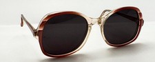 Vintage AO Safety EC230 Pink Translucent Oval Sunglasses France W/ NEW LENSES 