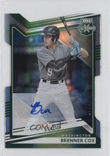 2022 Elite Extra Edition Status Signatures Die-Cut /30 Brenner Cox Auto 07d9