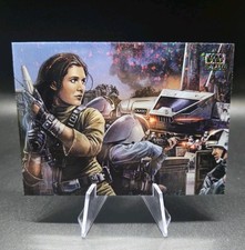 2026 Topps Chrome STAR WARS Galaxy FIGHTING BACK #74 Leia Mini Diamond