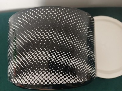 Tupperware One Touch RUND 1,4 L, schwarz -Weiß Zeitlos