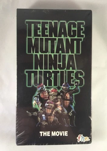 Original 1990 Teenage Mutant Ninja Turtles, The Movie. Vintage, Factory Sealed