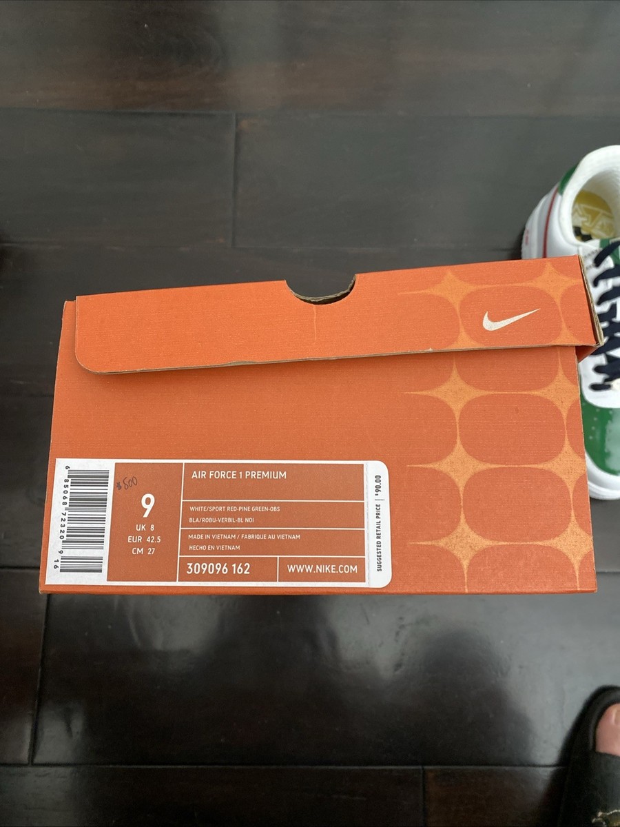 Size 9 - Nike Air Force 1 Premium Mexico World Cup for sale online