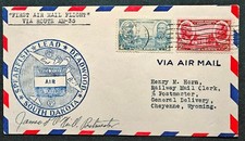 1¢ WONDER'S ~ US FFC RT AM-35 POSTMASTER SIGNED 1938 ~ D839