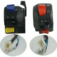 7/8" Motorcycle Handlebar Electrical  Control Switch for Horn Turn Signal Start
