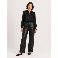 Abercrombie  Fitch Faux Leather Pants Size S Black