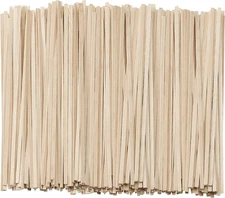 [1000 Count] 5 Inch Wooden Coffee Stirrers - Wood Stir Sticks