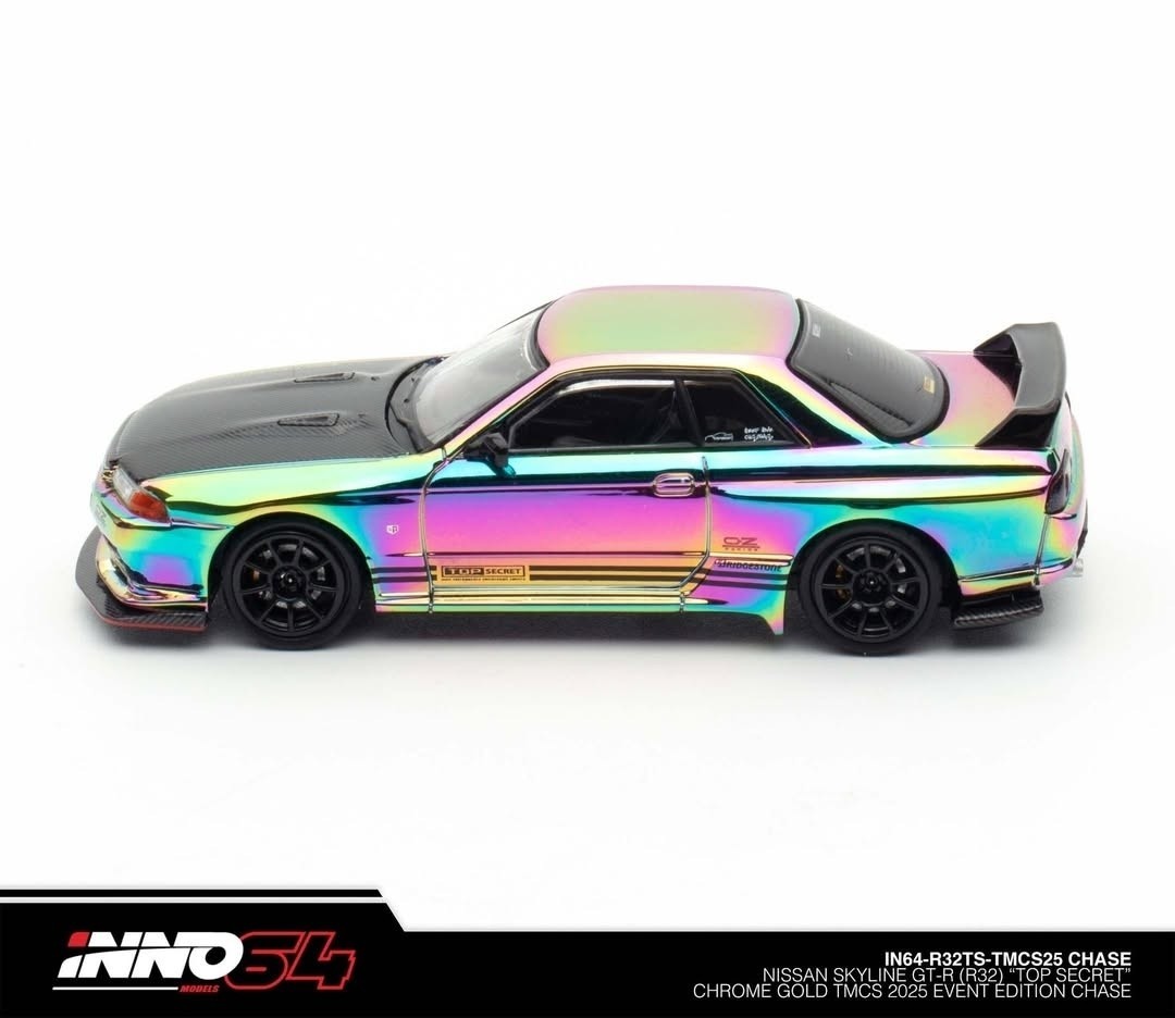 inno64 イノモデル　イベント限定品　CHASE R32トップシクレ Inno64 Nissan Skyline GT-R R32 Top Secret GOLD TMCS 2025