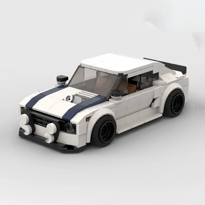 Neu MOC Bausteine Block Speed Auto 1976 Escort Mk2 Spielzeug Geburtstag Geschenkset