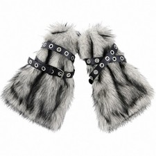Leg Warmers with Buckle Straps Stretchy for Streetwear Layering, Photoshoots
