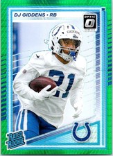 2025 Donruss Optic #258 DJ Giddens Green Hyper