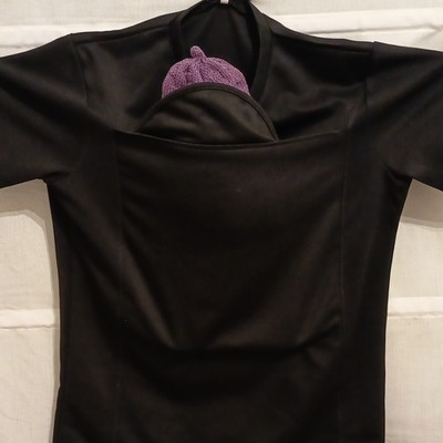Baby Liebe ,Trage - T Shirt  Schwarz  in Gr.L