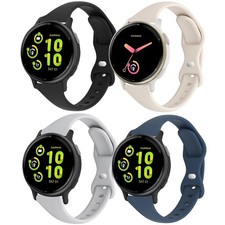 CUNUJIX Slim Silicone Watch Bands Compatible with Garmin Vivoactive 6/ Vivoac...