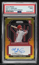 2022 Panini Prizm Rookie Gold 1/10 Matt Vierling #RA-MV PSA 9 MINT Auto 0c6