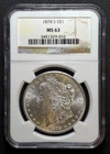 1878-S MORGAN SILVER DOLLAR. NGC CERTIFIED MS63. PG $140 Cert#3451329-016