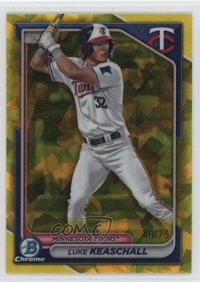 2024 Bowman Sapphire Chrome Prospects Yellow 40/75 Luke Keaschall #BCP-122 1k9t