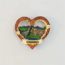 Austrian wooden house Innsbruck Tourist Souvenir 3D Resin Fridge Magnet Craft