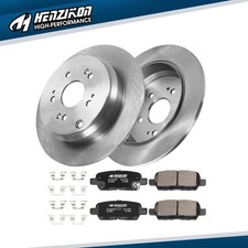 REAR Disc Brake Rotors Ceramic Brake Pads for Nissan Altima Maxima Sentra Juke