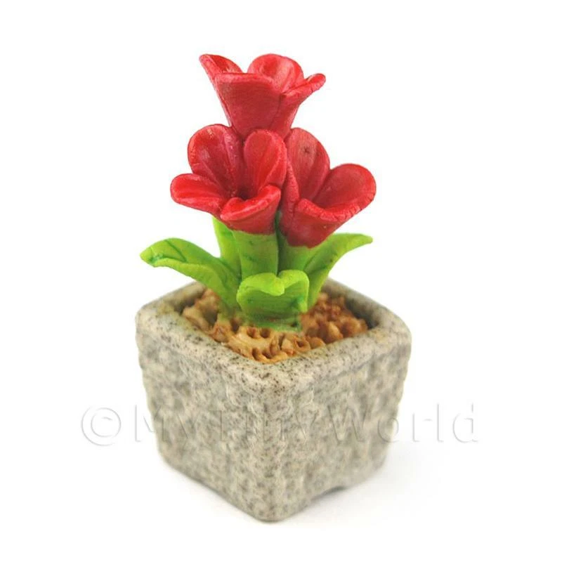 Miniature Fait Main Rouges Coloré Céramique - Photo 1/1
