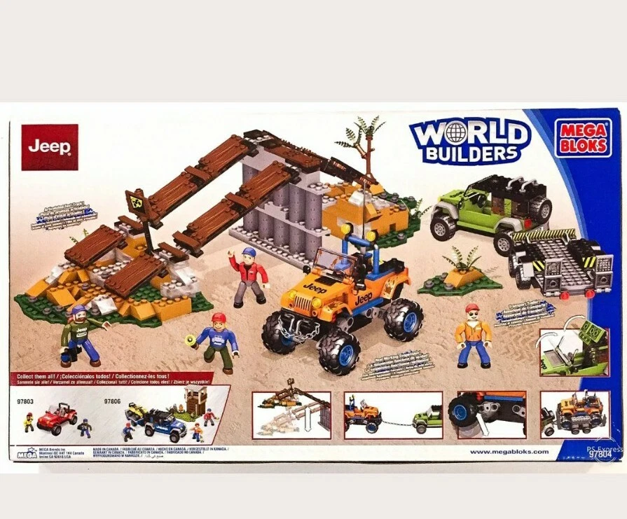Mega Bloks Jeep Off Road Adventure Set World Builders New Boys Toy Gift 5 BNIB