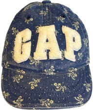 GAP stretch fit blue/white 3D toddler hat cap