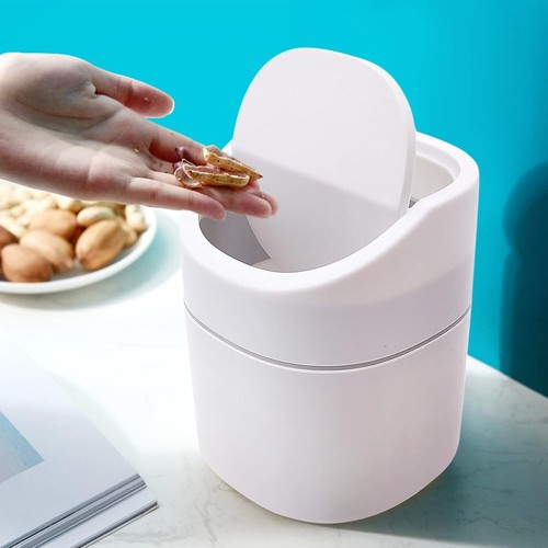 Mini-Desktop-Katzenstreu-Mülleimer, kleiner Tisch-Mülleimer tragbarer Müllei - Bild 9 von 15