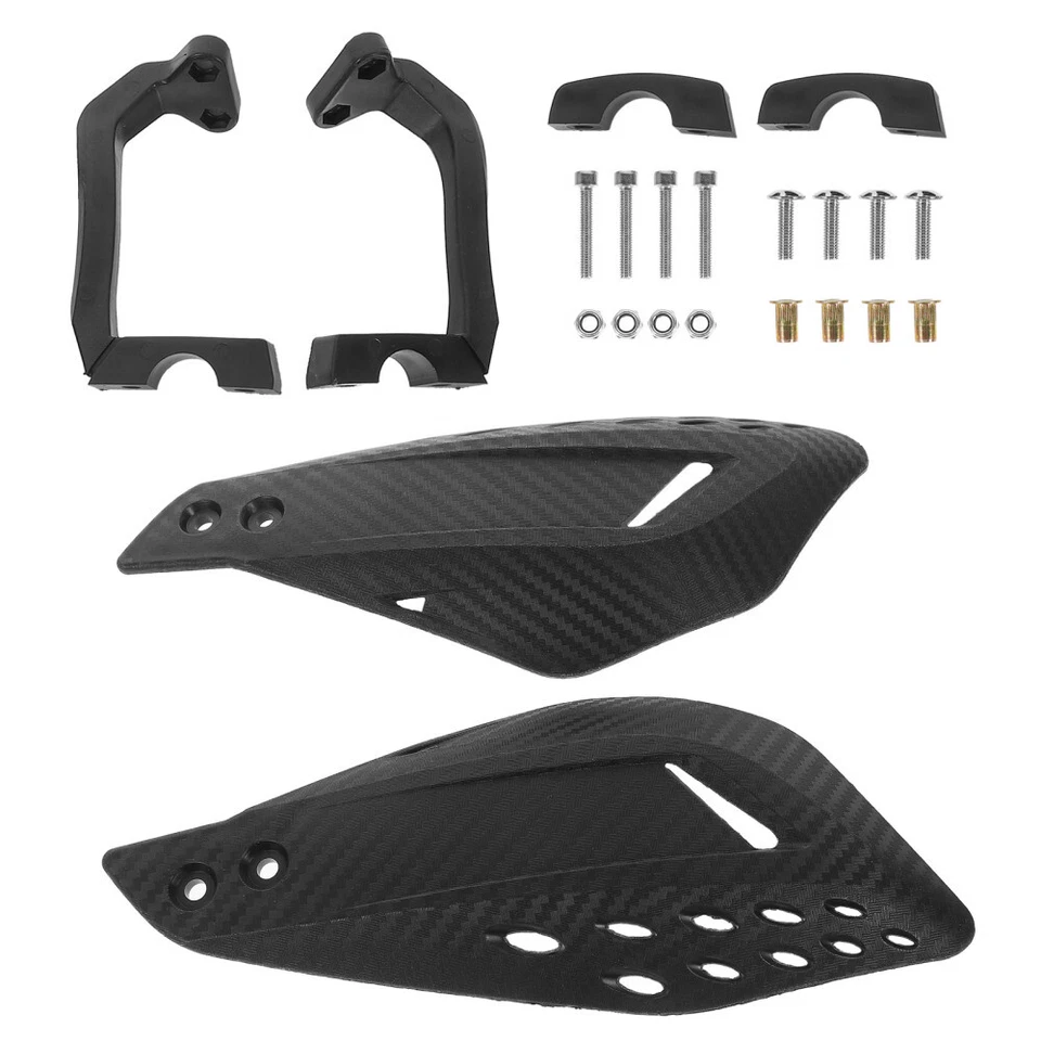 2pcs Motorcycle Handlebar Handguard Protector Wind Guard Riding Hand Guards - Image 4 of 4