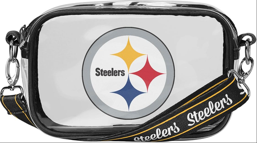 Pittsburgh Steelers Logo Stripe Clear Crossbody Bag | eBay