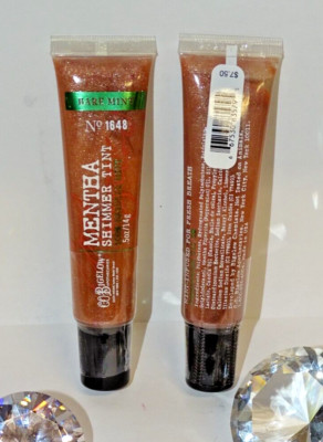 Bath and Body Works C.O. Bigelow Mentha Shimmer Tint BARE MINT No.1648  .5 oz x2