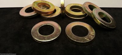 (5) 7/8 Grade 8 SAE EXTRA THICK HEAVY DUTY Flat Washers 5 pieces