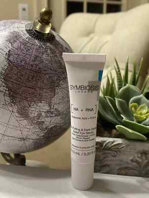 SYMBIOSIS Hyaluronic De-Puffing Dark Circles Relief Eye Serum Full Sz .50oz P