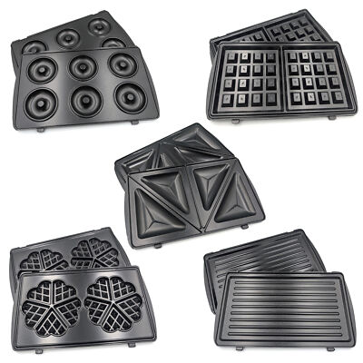 Ersatzplatten für Snack-Maker Einsätze Formen Kontaktgrill Sandwich-Toaster