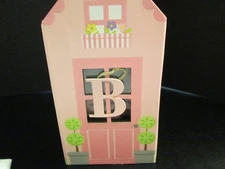 Girl's Pink Initial Sleep Gown in Gift Box by Mud Pie, Letters G, O, and I, New