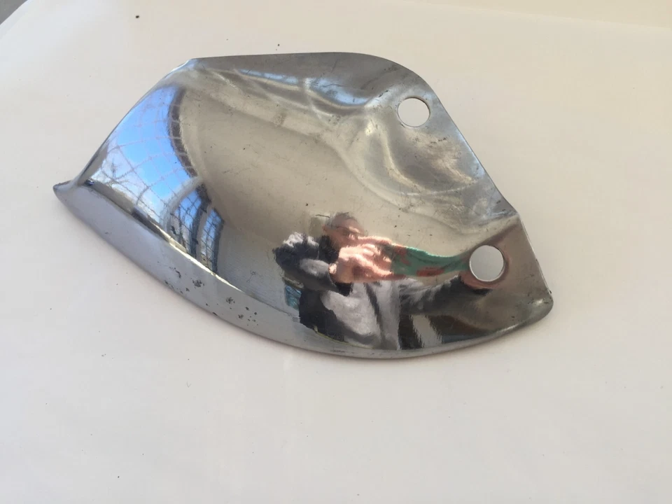 NOS 1946 1947 1948 BUICK 50 70 SERIES 4 DOOR REAR BOTTOM STONE GUARD, LEFT SIDE - Image 3 of 4