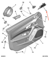 Porte avant et accessoires Peugeot 204