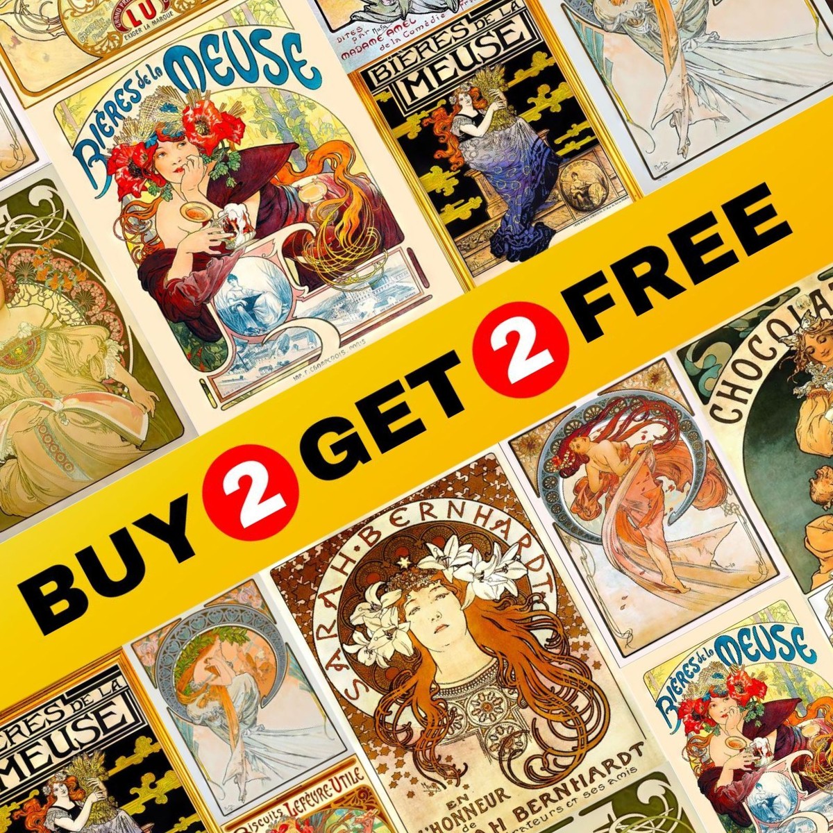 Alphonse Mucha アート作品 2点セット Alphonse Mucha アート作品 2点セット Amazon.co.jp: Alphonse