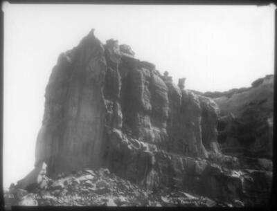 Northwest point of Mesa Encantada near Acoma New Mexico 1900 Old Photo