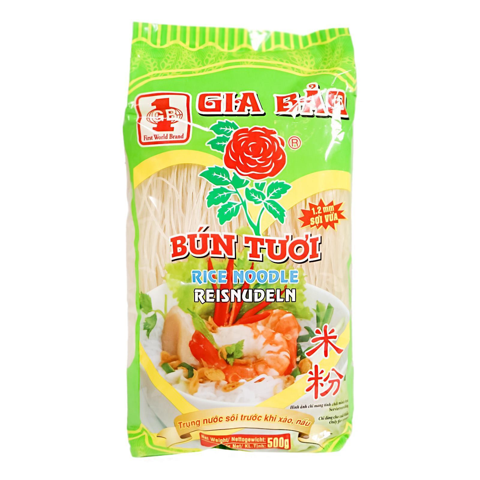 Gia Bao Bun Tuoi Reisnudeln 1,2mm 500g Rice Noodle Reisnudel