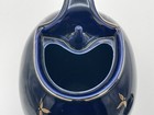 Vintage Hall Teapot 6 Cup 0743 Hook Lid Cover Cobalt Blue Gold Trim Accent USA — photo 7