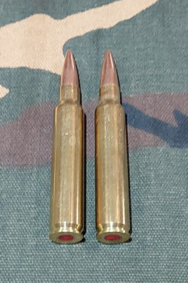 338 REMINGTON ULTRA MAG SNAP CAPS  SET OF 2, BRASS AND FMJ, REAL WEIGHT!!!