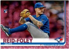 2019 Topps Series 1 Sean Reid Foley Mothers Day Pink Parallel Rookie 35/50 NM-MT