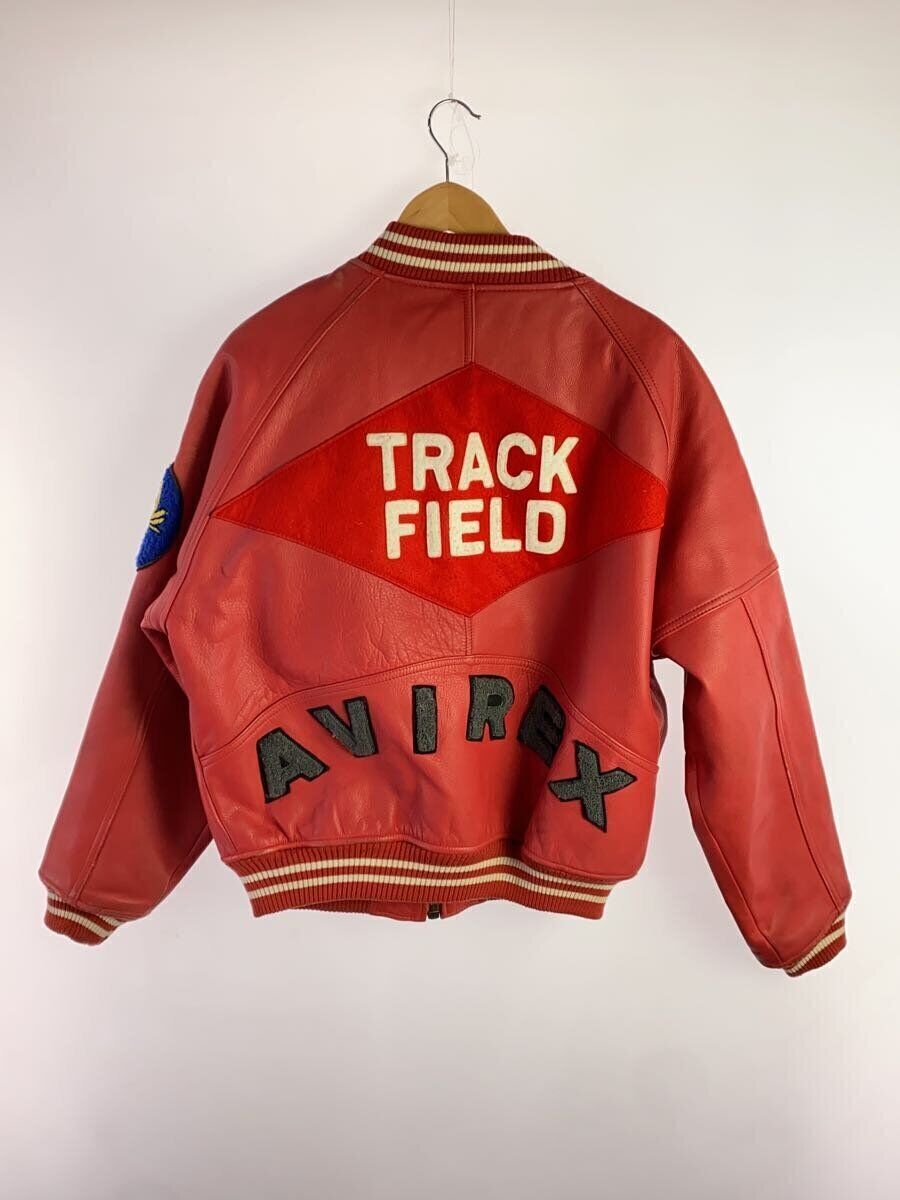 Avirex Stadium Jacket Leather Red S Vintage Outerwear | eBay Avirex Stadium Jacket Leather Red S Vintage Outerwear | eBay