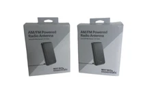 Lot of 2 Best Buy essentials-AM/FM Amplified Indoor Radio Antenna-Free Shipping