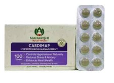 Maharishi Ayurveda Cardimap 100 Tabs For Hypertension Blood Health