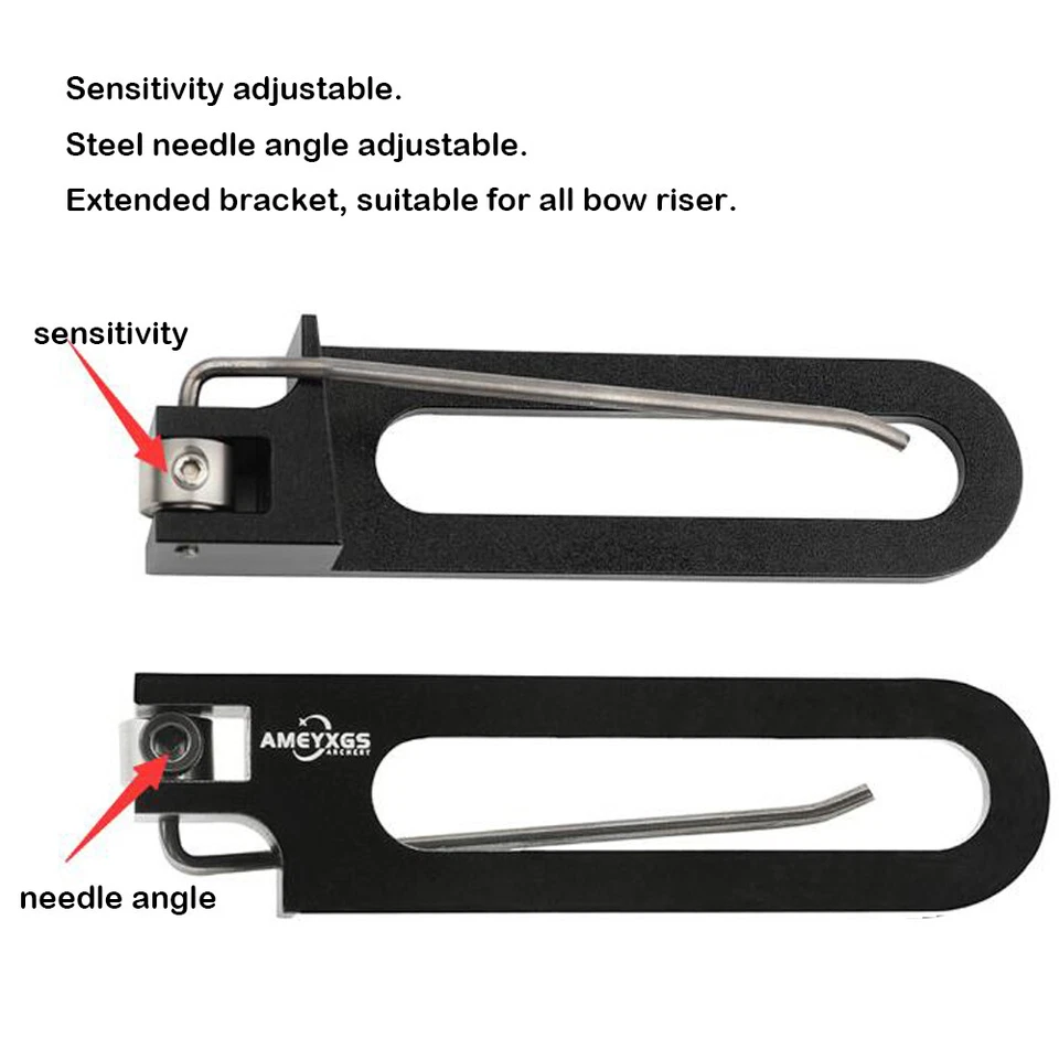 Archery Magnetic Arrow Rest Set Cushion Plunger Pressure Recurve Bow Hunting - Image 4 of 4