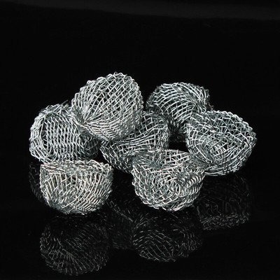 10PCS 17mm Sphere Pipe Metal Screen Ball Filter Help Combustion Net Accessories