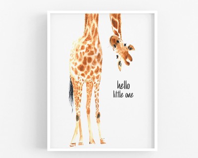 giraffe baby decor