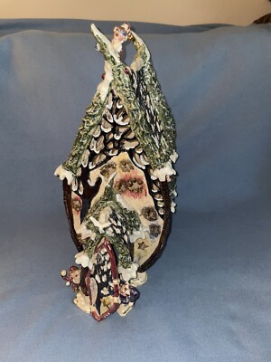 Blue Sky Clayworks Christmas Tree House Heather Goldminc BlueSky Holiday Treehut